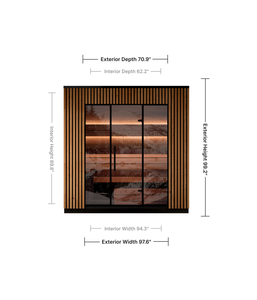 Leil Viva 250 Outdoor Sauna Kit