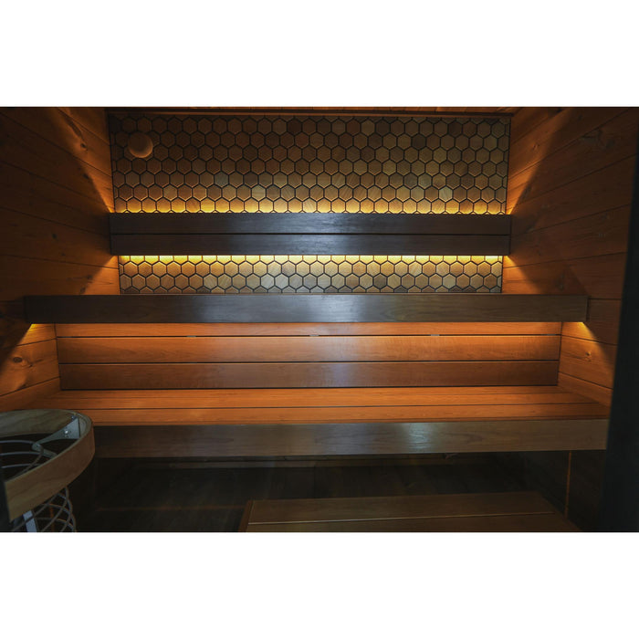 Leil Viva 250 4-Person Outdoor Sauna Kit