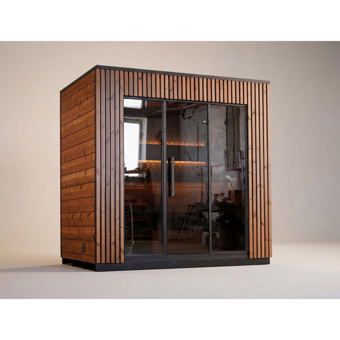 Leil Viva 250 4-Person Outdoor Sauna Kit