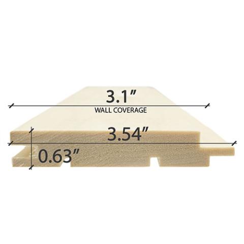 ProSaunas Aspen 1x4 T&G STS4