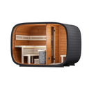 Leil Round Cube Double Light Package - Sauna Bench