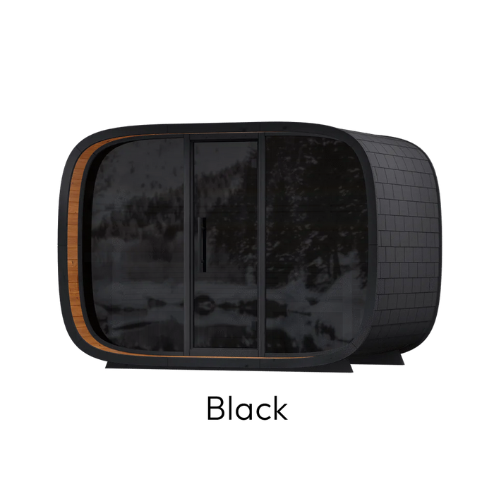 Leil Round Cube Relax Outdoor Sauna Kit
