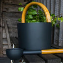 KOLO Bucket and Ladle Set w/ Built-In Handle - Black