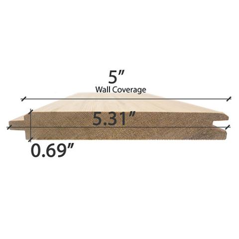 ProSaunas Cedar 1x6 VG T&G V2E