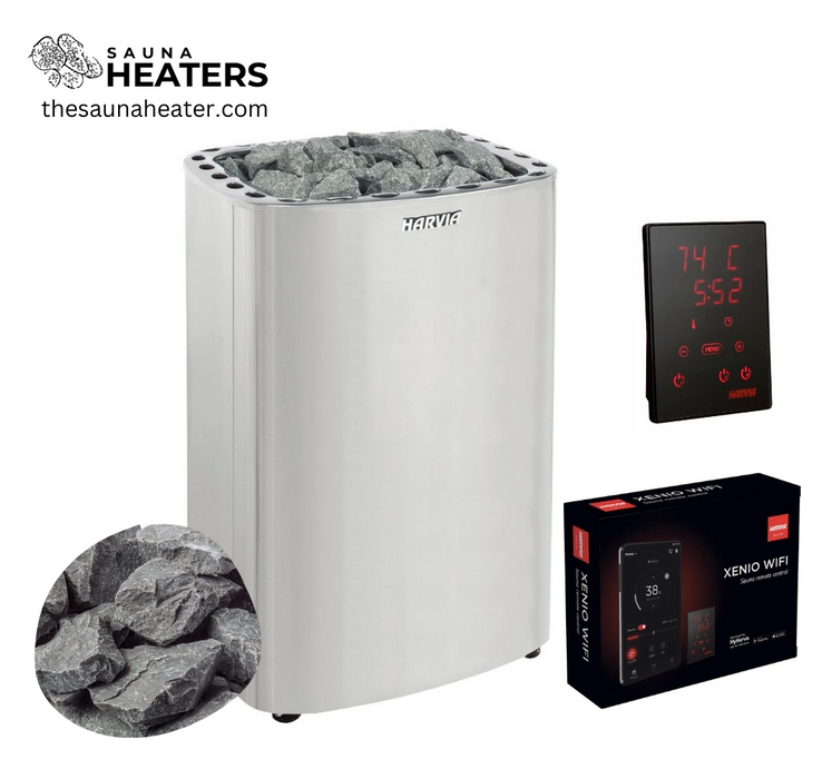 Harvia Club K15G Electric Sauna Heater Package