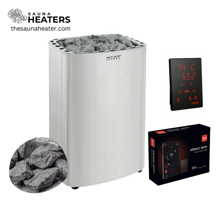 Harvia Club K10G Electric Sauna Heater Package