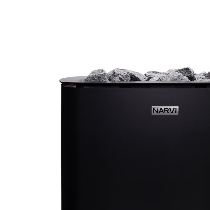 Narvi NC 16 Black Wood Burning Sauna Stove — The Sauna Heater
