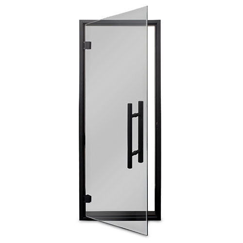 ProSaunas Tinted Glass Sauna Door 24x73 Black Alder