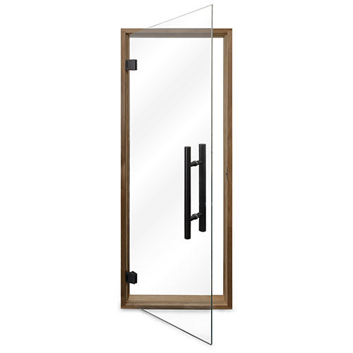 ProSaunas Clear Glass Sauna Door 24x73 Thermo-Aspen
