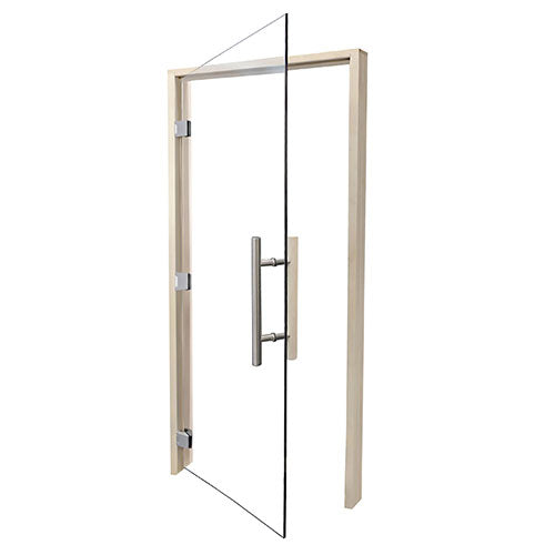 ProSaunas Clear ADA Glass Sauna Door 36x81 Aspen