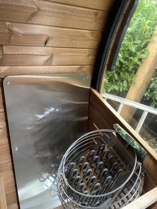 Sauna Shield Barrel Sauna Front Heater Shield