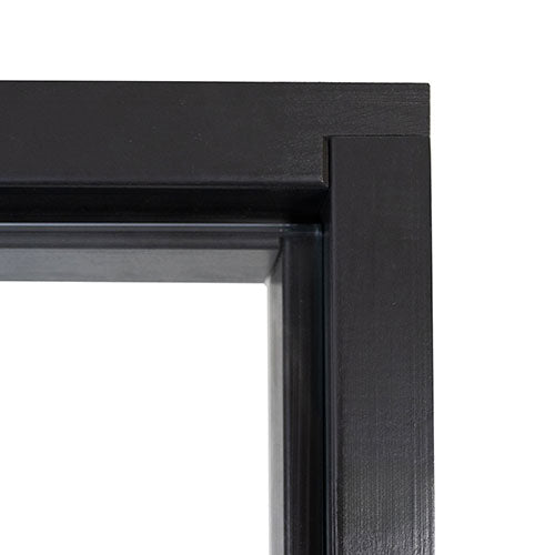 ProSaunas Clear Glass Sauna Door 24x73 Black Alder