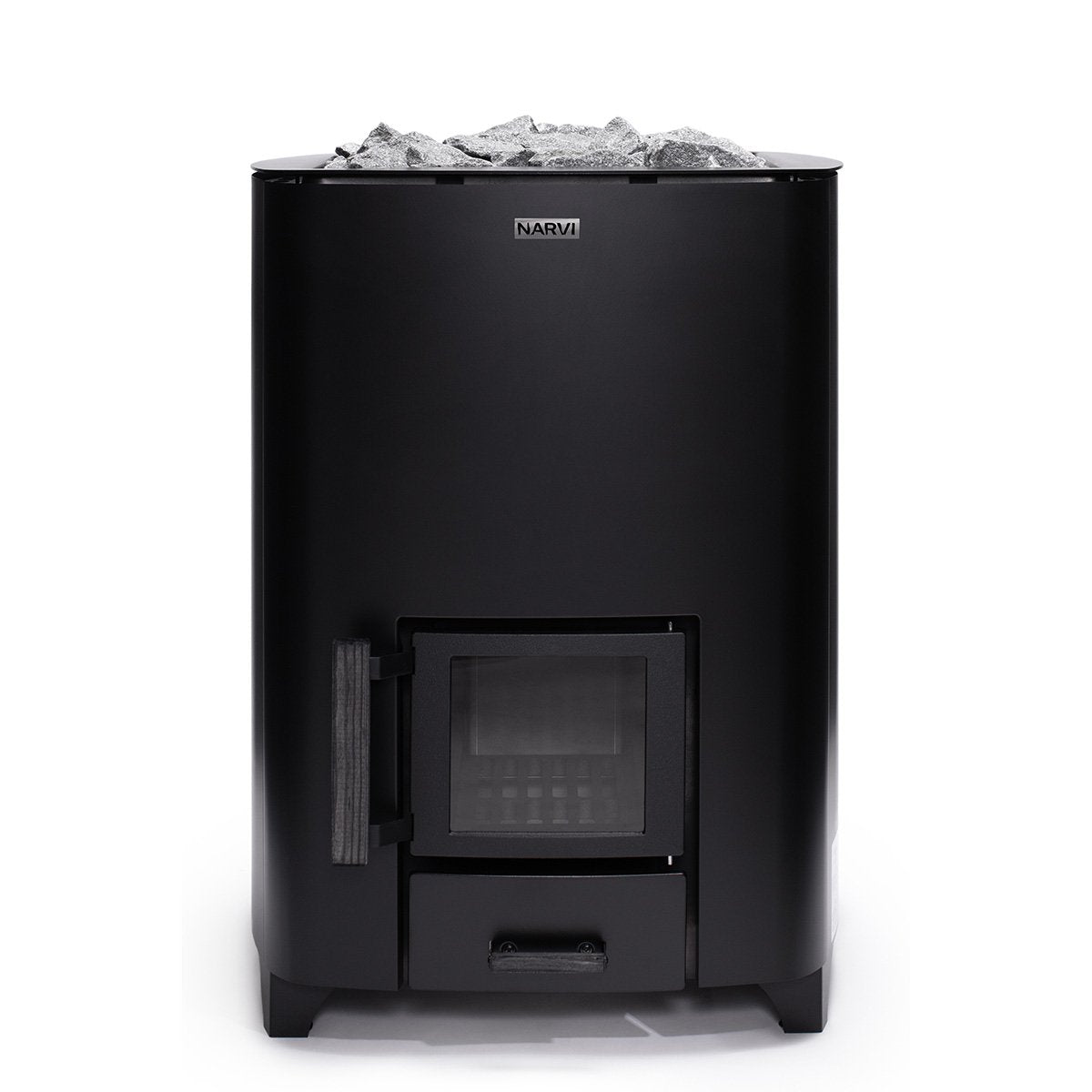 Narvi NC 16 Black Wood Burning Sauna Stove — The Sauna Heater