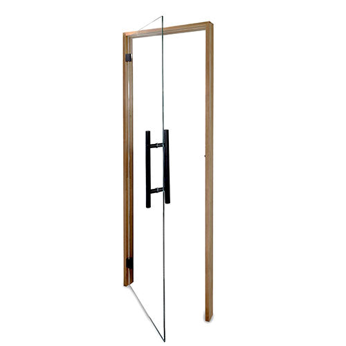 ProSaunas Clear Glass Sauna Door 24x81 Thermo-Aspen