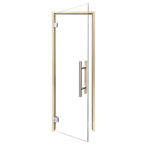 ProSaunas Clear Glass Sauna Door 24x81 Aspen