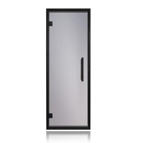 ProSaunas Tinted Glass Sauna Door 24x73 Black Alder