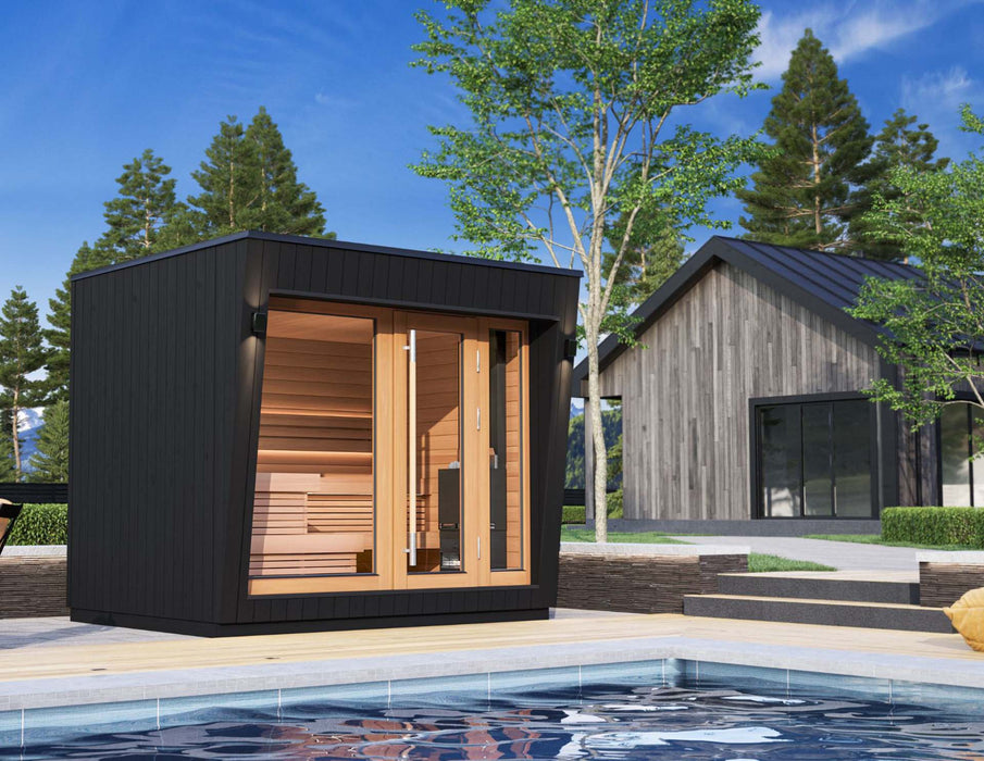 Saunum AirCube Space Outdoor Sauna Cabin