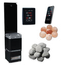 Saunum Air L 10 Electric Sauna Heater Package - Nordic Black