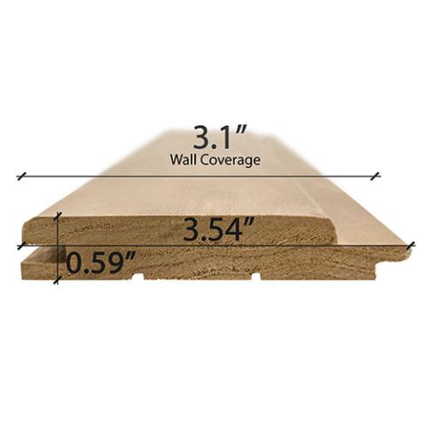 ProSaunas Thermo-Aspen 1x4 T&G STP