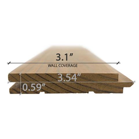 ProSaunas Thermo-Radiata Pine 1X4 T&G STS4