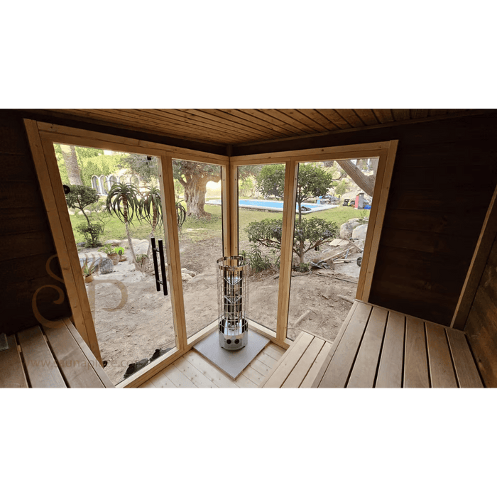 Heritage™ Lux Sienna Outdoor Sauna Cabin