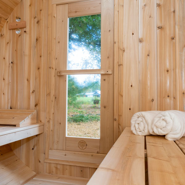 Eastern Cedar Serenity Barrel Sauna