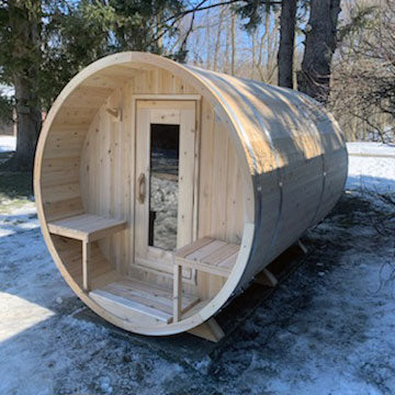 Eastern Cedar Serenity Barrel Sauna
