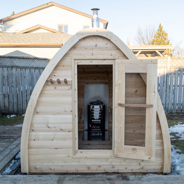 Eastern Cedar MiniPOD Outdoor Sauna