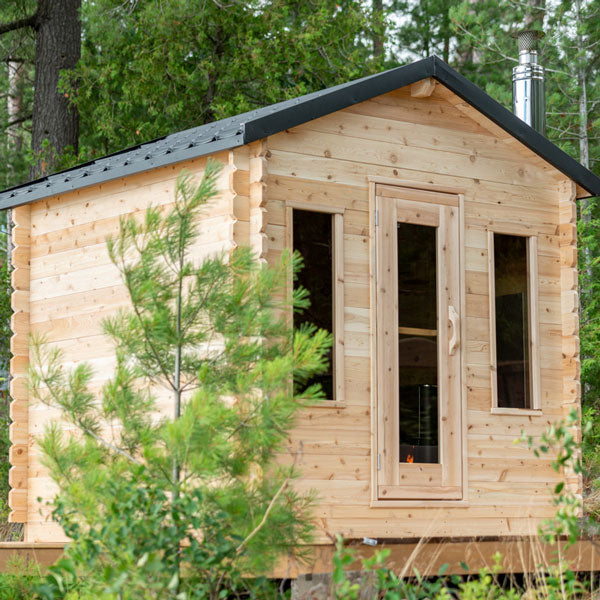 Canadian Timber Georgian Cabin Outdoor Sauna