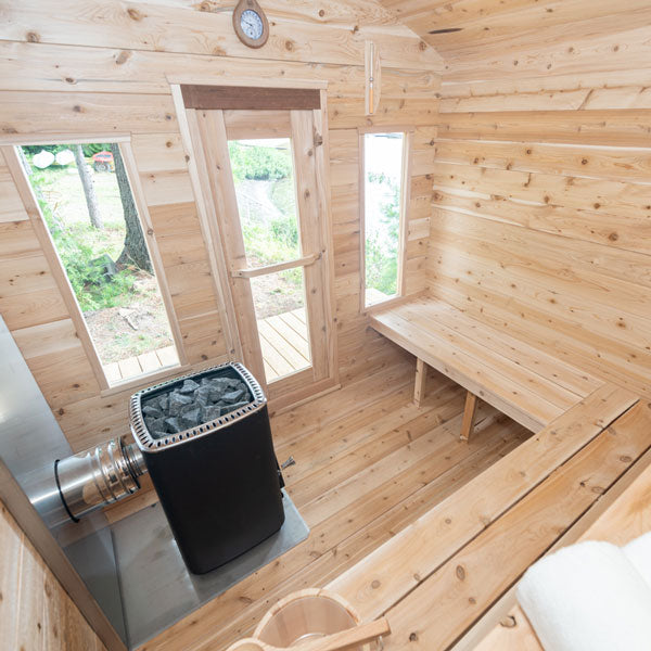 Canadian Timber Georgian Cabin Outdoor Sauna