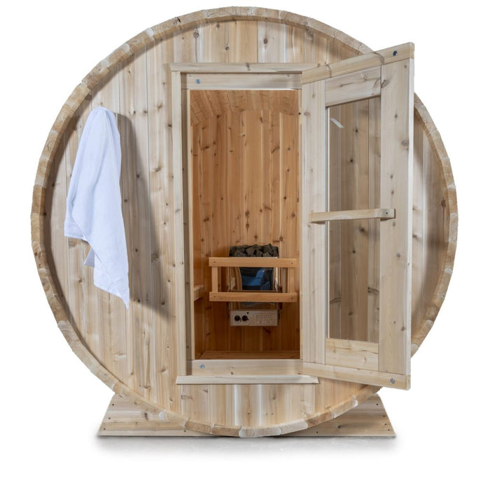White Cedar Harmony Barrel Sauna