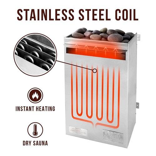 Scandia Electric Ultra Sauna Heater - Small 3.0-4.5KW