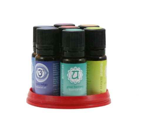 Mr.Steam Chakra Blend Essential Oil 7-Pack, 10ml Bottles